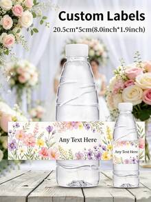 1-50pcs Label Botol Air Minum yang Dipersonalisasi | Stiker Kemasan Kustom dengan Teks yang Dapat Disesuaikan - Label ini Tersedia dalam Berbagai Gaya, Sempurna untuk Mendekorasi Botol Air Minum di Area Minuman Pesta, Cocok untuk Pesta Ulang Tahun, dan Hari Jadi - MultiWarna - View 6