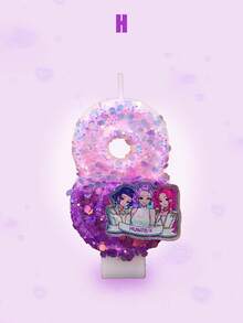 1pc Kpop Desktop Candle Decor, Perfect Desktop Decoration To Create Festive Atmosphere, Suitable For Party Or Gathering Decoration Candle Gift, School Supplies Material, Room Decor - A - View 14