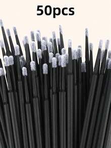 Eyelash Extension Micro Applicator, Designed For Precise Glue Removal, With Micro Brush Head And Disposable Micro Applicator Sticks - Black - View 10