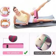 Set Yoga & Pilates 2-in-1, Bola Kebugaran Mini Lembut, Pita Resistensi Pinggul, Cocok untuk Latihan Kaki, Pinggul, dan Otot Inti di Rumah - A - View 5