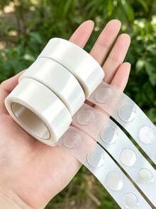 1/2/3/6 Rolls Double-Sided Transparent Balloon Glue Dots, Suitable For Wedding And Birthday Decorations - White - View 5