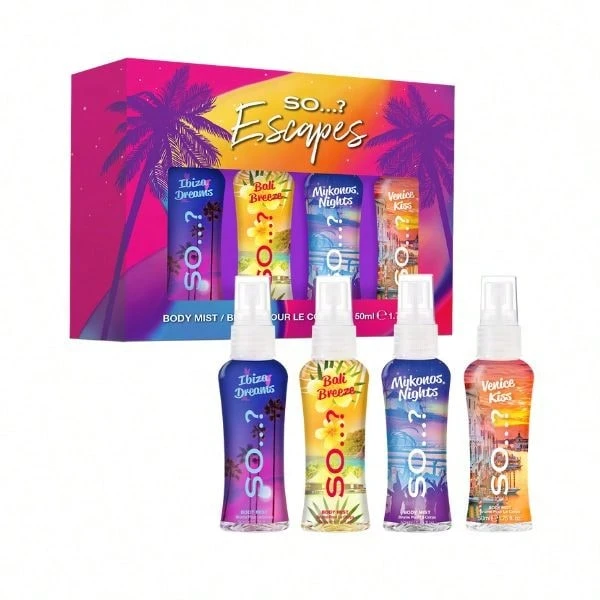 So...? So…? Summer Escapes Gift Set (Blissful Euphoria) - Floral, Fruity, Fresh - View 1