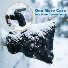 2pcs Outdoor Water Faucet Cover For Winter Freeze Protection Pipe Insulation Insulated Spigot Backflow Cover - A - View 6