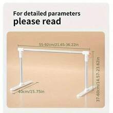 Adjustable Tablet And Smartphone Stand, Foldable Multi-Angle Rotating Clamp, Aluminum Alloy + ABS Material, Suitable For Bedside Use | Multi-Function, Telescopic Horizontal Bar Phone Holder, Perfect For Comfortable Reading And Entertainment - View 6