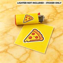 Custom Stickers (Lighter Not Included), Suitable For Pocket-Sized Device Modification. High-Definition Photo Material Printed On Soft Macaron Background. Customizable Personalized Text. Hand-Applied, Unique Tactile Feel. Great Gift - Multicolor - View 5