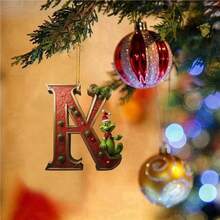 The Grinch 1pc Acrylic Letter Ornament, Christmas Decoration, Christmas Tree Hanging Decor, Holiday Hanging Ornament - Multicolor - View 23