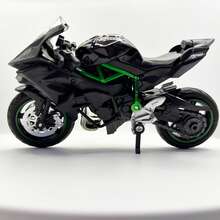 Realistic Racing Motorcycle Ornament, Sliding Motorcycle Model, Detailed Body Texture, Movable Wheels With Support Stand, Desktop Car Interior Decor Craft, Motorcycle Enthusiast Collectible Ornament, Exquisite Small Gift - Multicolor - View 5