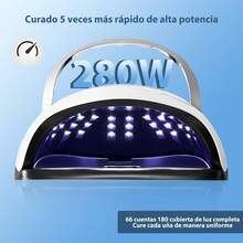 Nail Curing Lamps & Dryers - White - View 2