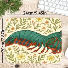 1pc Vintage Mantis Shrimp Floral Desk Mat, Multi-Purpose Makeup Nail Art Table Pad, Large Non Slip Desktop Protector S/M/L/XL - View 7