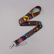 Mixed Style Cartoon Print Lanyard, Polyester Neck Lanyard, Phone Lanyard ID Card Holder Strap For School Work Office, Lovely Gift - Multicolor - View 10