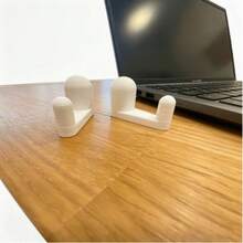 Laptop Stand Riser, 3D Printed No Assembly Required, Laptop Heightening Feet, Mini Portable Computer Cooling Stand, Convenient Ventilation Heat Dissipation Stand, Minimalist Portable Easy Storage, Desktop Computer Heightening Applicable - View 3