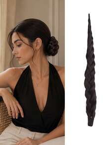Self-Winding Bun Wig Hair Tie, Magic Wand Braid, Creates An Elegant Updo, A Stylish Hair Accessory Suitable For Women's Everyday Wear And Parties. - Multicolor - View 7