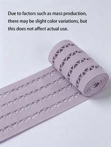 1pc Colorful Triangle Mesh Hollow Elastic Stretch Band, Width 63mm-73mm, Suitable For Fashion Clothing Accessories, Handmade Crafts, DIY Creation & Design - Multicolor - View 5