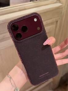 Korean Ins Style Matte Minimalist Leopard Print Phone Case Compatible With Apple 18 Pro Max, 17 Pro, 16, 15, Niche High-End Girly Full Coverage Anti-Drop Protective Soft Shell - Multicolor - View 4