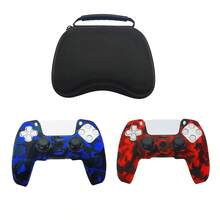 Compatible With PlayStation 5, 2pcs Controller Protective Covers + 1pc Storage Bag Set, Water Transfer Printing Design, Anti-Drop Anti-Slip Anti-Scratch Anti-Sweat Enhanced Gaming Grip, Large Bottom Opening Design For Direct Charging Dock Charging - 1 Set (2pcs Protective Case) + Storage Bag - View 3