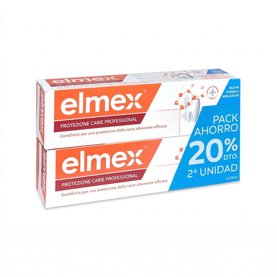 Elmex Dentífrico Caries DUPLO 75 ml 2ª ud 20% 8414771868219 - Menta - Ver 1