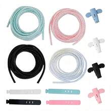 4pcs Little Angel Data Cable Protector Caps, Anti-Breakage Charging Cable Protector - Multicolor - View 1