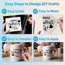 1/2 Pcs Standard Adhesive Cutting Mats For Brother ScanNCut SDX Series, 12 X 12 Inch Precision Grid Replacement Craft Mat For Cardstock, Stickers, Vinyl, Scrapbooking & DIY Crafts - A - View 5