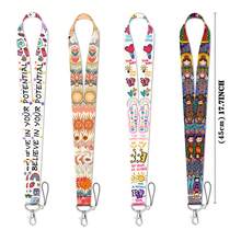 Mixed Style Cartoon Print Lanyard, Polyester Neck Lanyard, Phone Lanyard ID Card Holder Strap For School Work Office, Lovely Gift - Multicolor - View 11