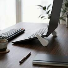 Laptop Stand Riser, 3D Printed No Assembly Required, Laptop Heightening Feet, Mini Portable Computer Cooling Stand, Convenient Ventilation Heat Dissipation Stand, Minimalist Portable Easy Storage, Desktop Computer Heightening Applicable - View 10