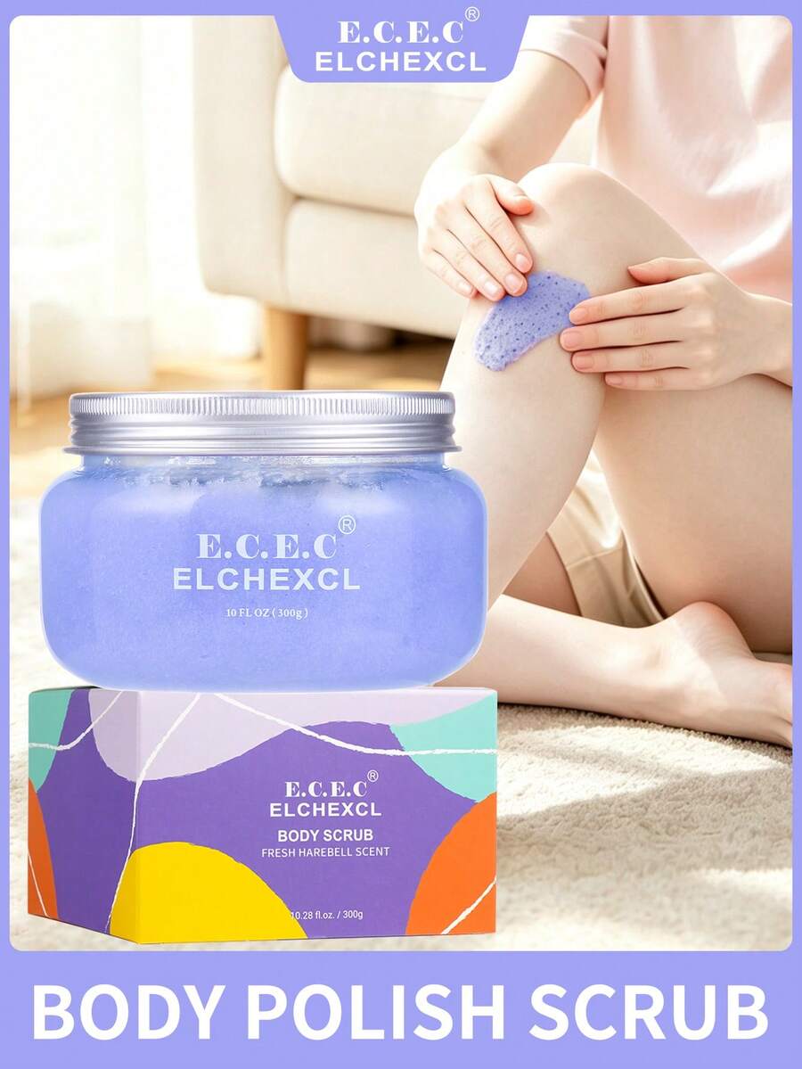 Salt Body & Foot Scrub - Moisturizing & Exfoliating Body, Hand, Foot Scrub - Removes Dead Skin & Smoothes Rough Skin - Great Gift For Women & Men - Lavender - View 1