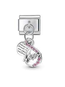 DIY Jewelry Making Kit With Modular Italian Bracelet Charms, Stainless Steel Bracelet Chain With Pink Heart, Backpack And Flower Pendants, Suitable For Everyone, Unique Gift For Women, Charms For Bracelet - Fashion Accessories - View 5