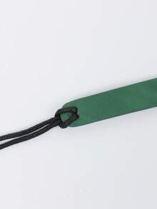 1pc Green PU Leather Elf Headband, Vine Pattern Forest Crown Headpiece With Gold Rhombus Decoration, Medieval Renaissance Fantasy Cosplay LARP Halloween Costume Accessory - TD - View 3