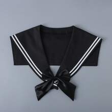 1pc Navy Style Shawl Fake Collar, Versatile For Women, Suitable For Spring, Summer, Autumn, Winter, Can Be Paired With Skirts, Tank Tops, T-Shirts, Sweaters And More - Multicolor - View 11