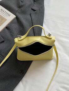 1pc Kids Mini Handbag, Detachable Shoulder Strap Crossbody Small Square Bag, Daily One Shoulder Carry Bag, Simple Small Bag, Suitable For Girls/Girl/Students/Young People, Applicable For Daily, Shopping, Outings - Multicolor - View 5