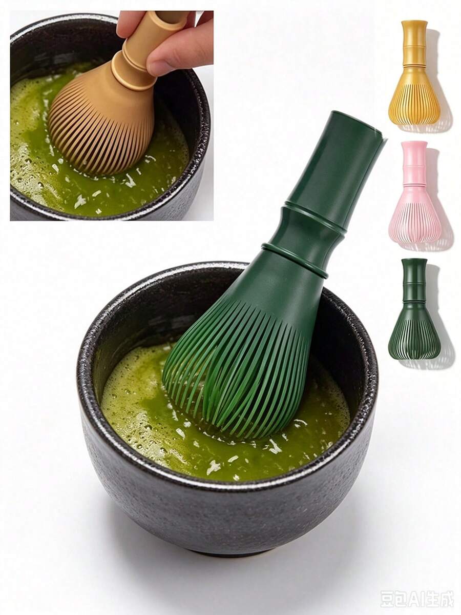 1pc PP Resin Matcha Stirring & Cutting Stick, Japanese Style Handmade Matcha Making Tool, Home Decor, Autumn Home Decor, Christmas Home Decor, Halloween Decor, Bathroom Decor, Suitable For Wedding Events, Christmas
