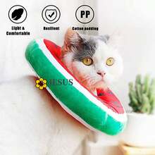 Pet Recovery Collars & Cones - Red and White - View 6