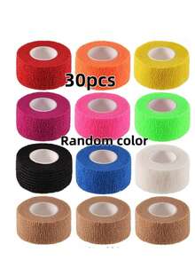 1/3/5/10/15/30 Rolls Upgraded Sports Tape, Suitable For Wrist Support In Football, Rugby, Baseball, Gymnastics And Other Sports Activities - Multicolor - View 26