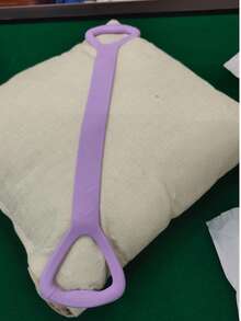 耐用 TPE 女款肩部彈力帶，防滑手柄阻力拉伸器，改善體態，便攜健身工具，適用於居家瑜伽健身房日常訓練 - 彩色 - 查看 11