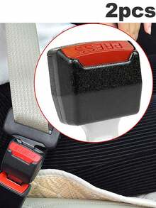 1pc/2pcs Car Seat Belt Extension Limiter With Snap-In Buckle, Universal Anti-Loosening Tension Adjuster - Multicolor - View 10