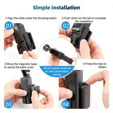 Magnetic Camera Stand, Suitable For Osmo Pocket 3, Wall-Mountable Magnetic Base Stand - View 7