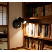 Modern USB-Powered Wall-Mounted LED Spotlight With Touch Control, 350° Rotatable Directional Downlight, Rechargeable 500mAh Lithium Battery, Adjustable Height, Freestanding Option For Bedroom, Reading, And Various Rooms - A - View 4