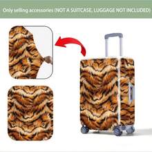 1PC,Flat Print Design,Luggage Cover(Only Luggage Cover,Not Including Luggage),Suitable For 20 To 30 Inch Luggage,Made Of Thickened High-Quality Fabric,Essential Accessory For Your Travel And Checked Luggage. - Multicolor - View 6