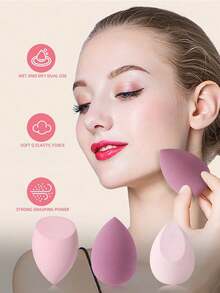 6/9/12pcs Absorbent Makeup Sponges, Latex-Free, High-Absorbency ...