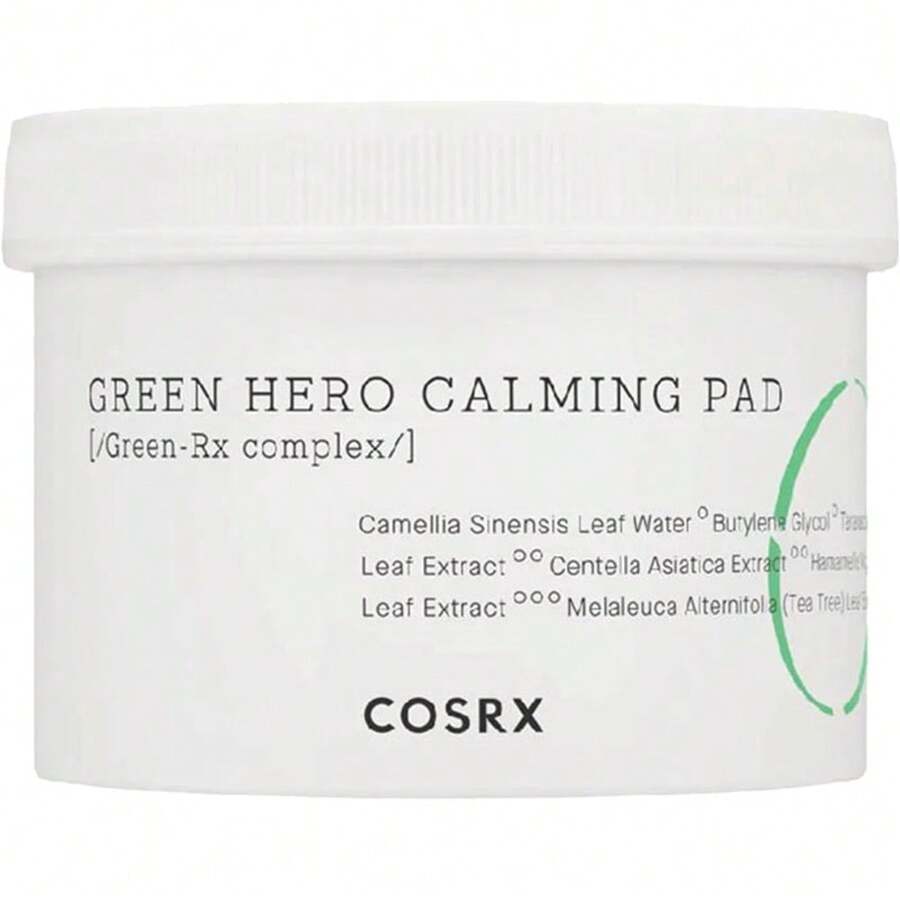 COSRX One Step Green Hero Calming Pad – وسادات تونر مهدئة بالشاي الأخضر والسنتيلا - العناية بالبشرة - مشاهدة 1