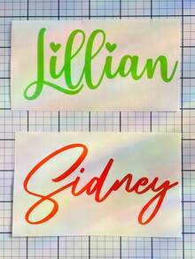 Personalized Camping Car Stickers, Van Decals, Custom Name Stickers, Camping Car Name Decals, Travel Vehicle Decoration, Outdoor Adventure Vehicle Accessories, Personalized RV Patterns, Custom RV Decoration, Gifts For Travel Enthusiasts And Car Owners - Multicolor - View 10