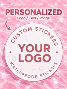 1/24/96/180pcs Customizable All-Match Round Stickers, Personalized Text, Pattern & Exclusive Content, Minimalist Versatile Design, Suitable For Gift Packaging, Sealing Decoration, Scrapbooking, Diary Decoration, Card Decoration - Multicolor 1 - View 1