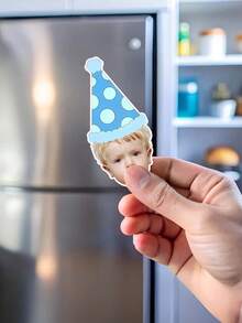 Custom Face Birthday Stickers, Personalized Photo Stickers With Custom Face For Gift Wrapping, Birthday Present Boxes, Gift Bags, Birthday Party Favors, Custom Name Gift Labels, Birthday Decorations - Multicolor 2 - View 6