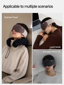 Beneunder Zero-Pressure 3D Blackout Eye Mask LC013 - Twilight Black - View 3