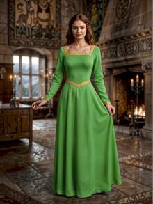 Cosplay Clothing - Olive Green - View 1