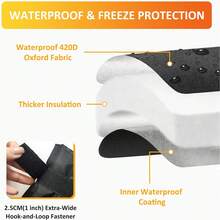 2pcs Winter Outdoor Faucet Protector, Traditional Anti-Backflow Device, Faucet Protective Cover (Indoor/Outdoor), Freeze Protection, Garden Faucet, Kitchen Faucet Protection - Faucet Anti-freeze Cover - View 6