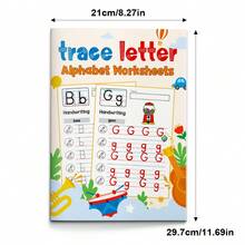 English Alphabet Tracing & Handwriting Workbook For Kids, A-Z Uppercase & Lowercase Letter Practice, Stroke Guide, Letter Recognition, Picture Vocabulary, Fine Motor Skills, Early Writing Practice For Home & Classroom - Alphabet Tracing & Handwriting Practice - View 2