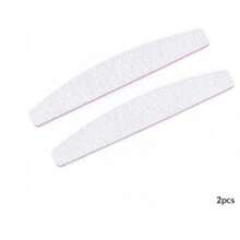 1pc Crescent Shaped Professional Nail Files, 100/180 Grit Nail Sanding Paper, Callus Remover, Buffing Block, Manicure Accessories Tools, Home Salon - Multiple Styles - View 9