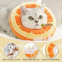 Pet Recovery Collars & Cones - Red and White - View 7