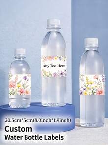 1-50pcs Label Botol Air Minum yang Dipersonalisasi | Stiker Kemasan Kustom dengan Teks yang Dapat Disesuaikan - Label ini Tersedia dalam Berbagai Gaya, Sempurna untuk Mendekorasi Botol Air Minum di Area Minuman Pesta, Cocok untuk Pesta Ulang Tahun, dan Hari Jadi - MultiWarna - View 4