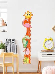 1pc Kids Cartoon Height Chart, Unicorn Rainbow Moon Mouse Rocket Bear Pattern, Self-Adhesive Growth Ruler 0-190cm, Suitable For Baby Room, Height Chart - Multicolor - View 6